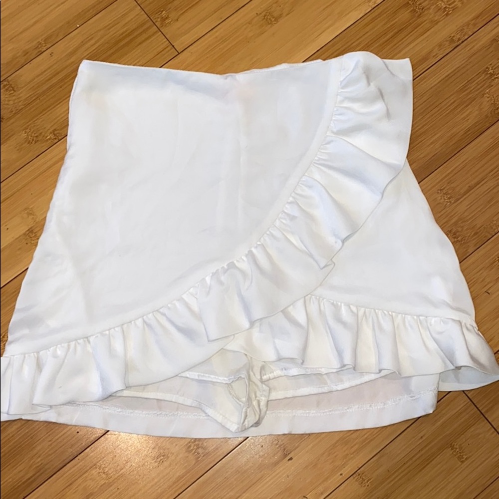 White skirt